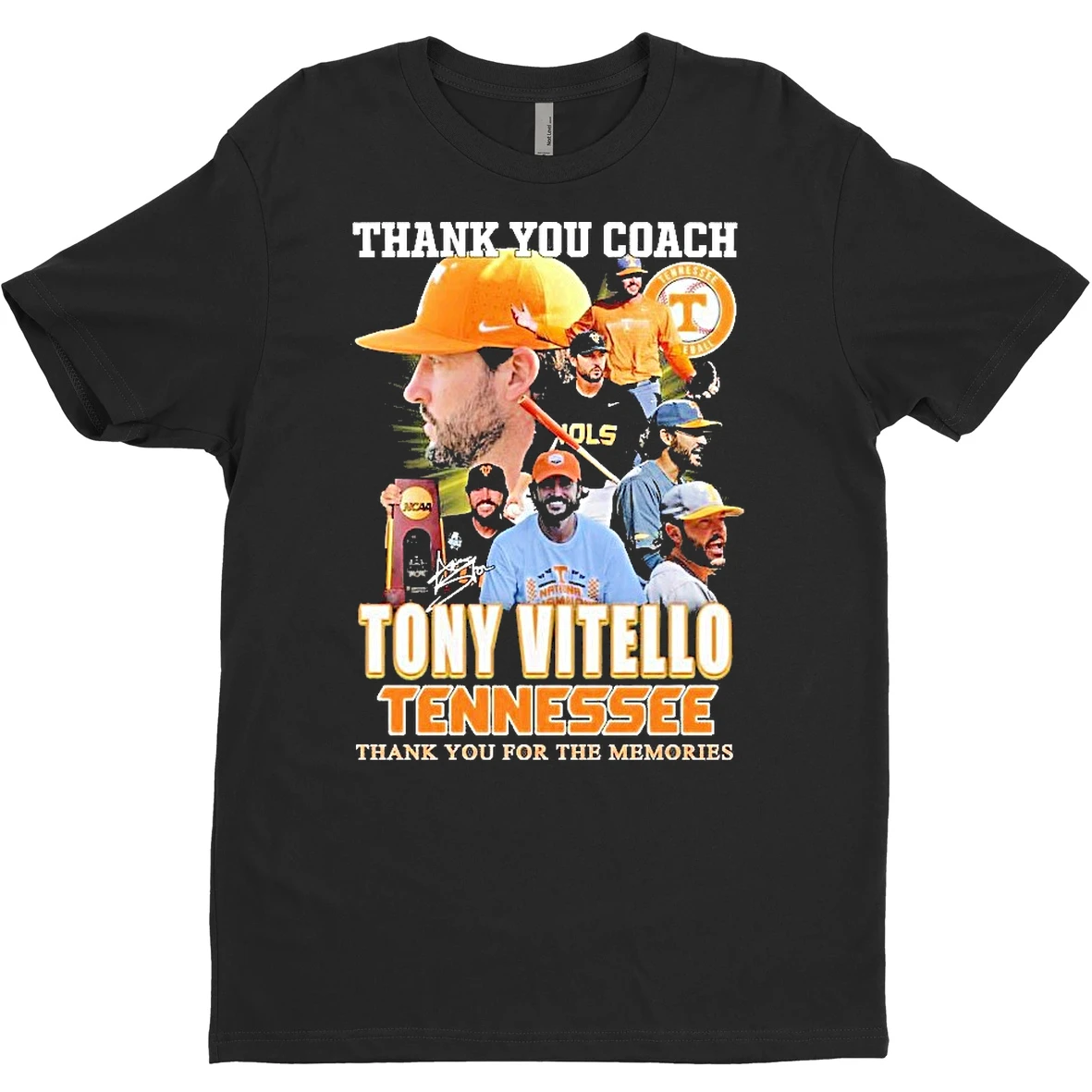 Thank You Coach Tony Vitello Tennessee 2018 2025 Thank You For The Memories T Shirt Sweater