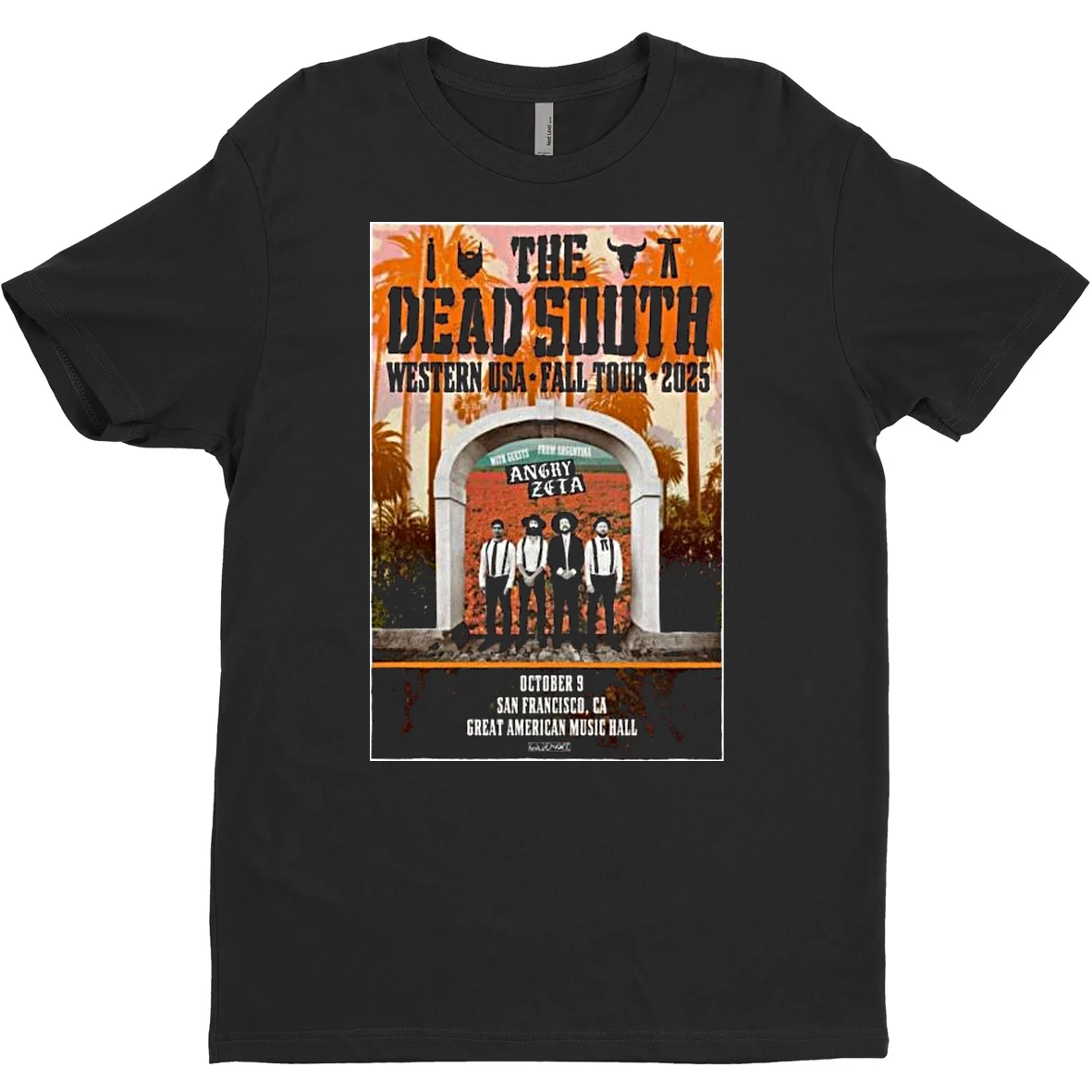 The Dead South San Francisco Ca October 9 2025 Concert Long Sleve T Shirt Sweater