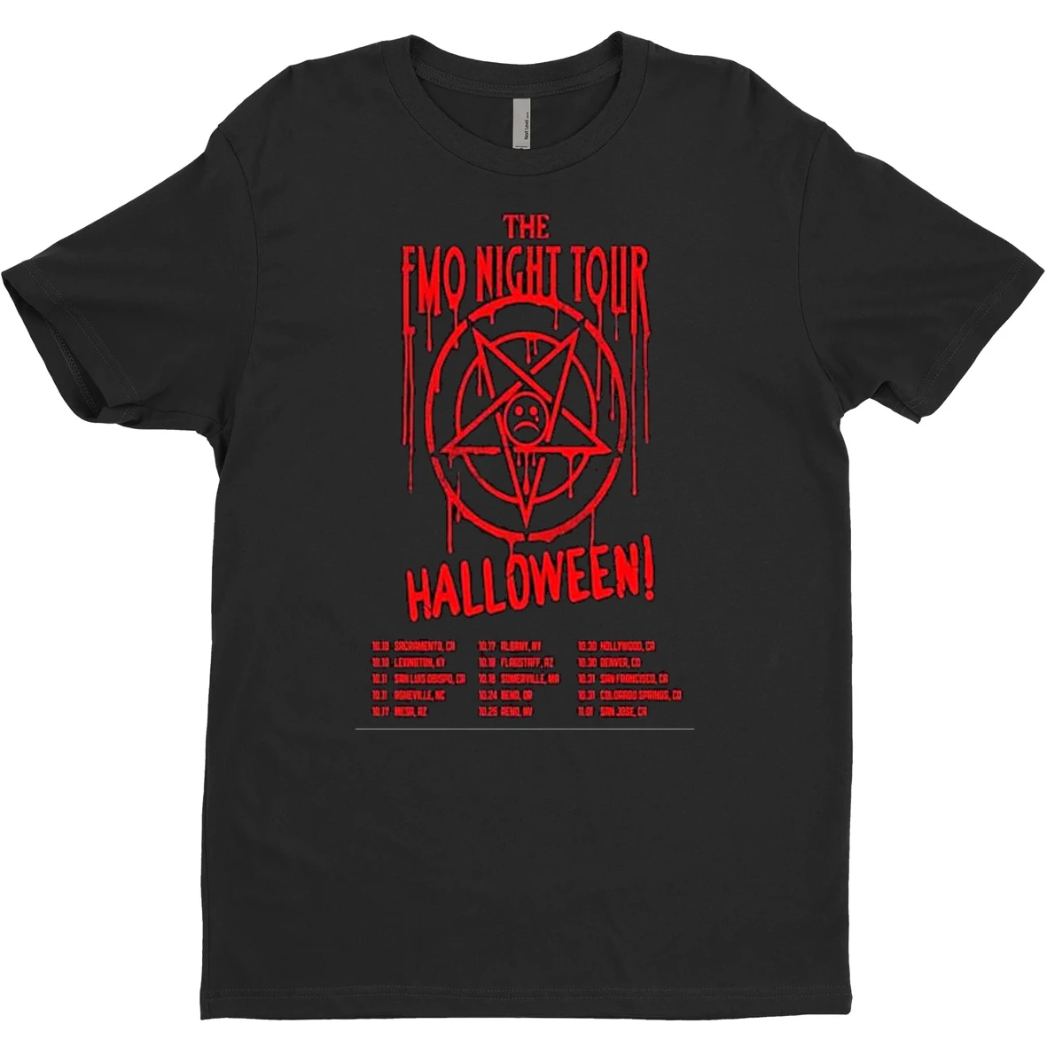 The Emo Night Tour Halloween 2025 Long Sleve T Shirt Sweater