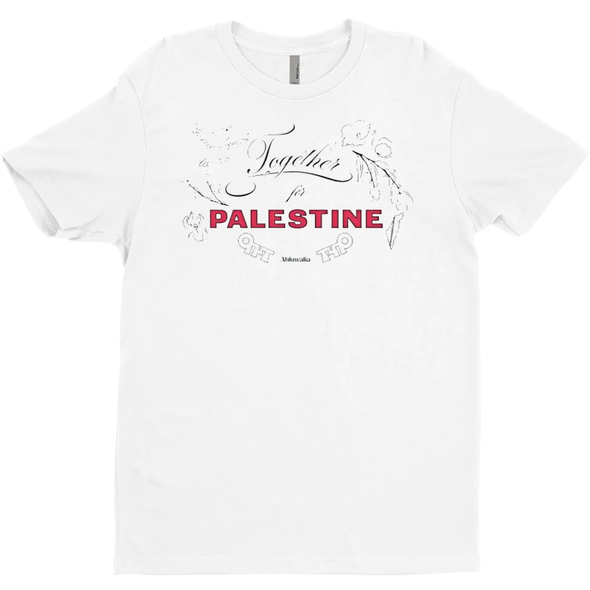 Together For Palestine Ahluwalia T4p T Shirt Sweater