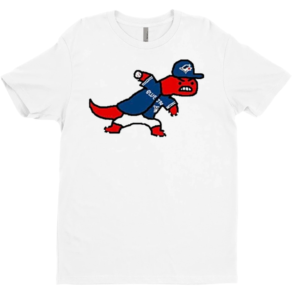 Toronto Raptors X Blue Jays Collab Paint Logo T Shirt Sweater