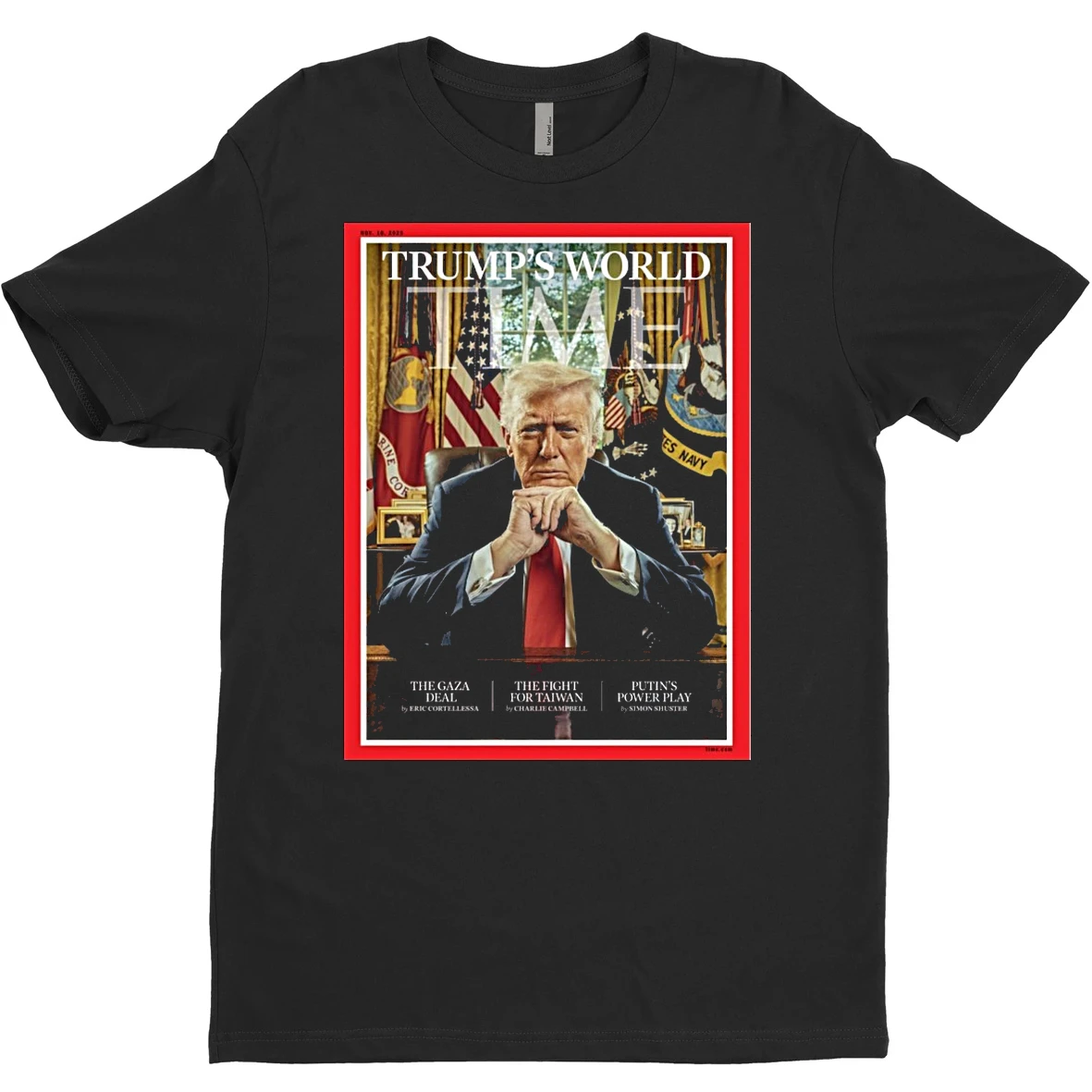 Trumps World Time Magazine Cover November 2025 T Shirt Sweater