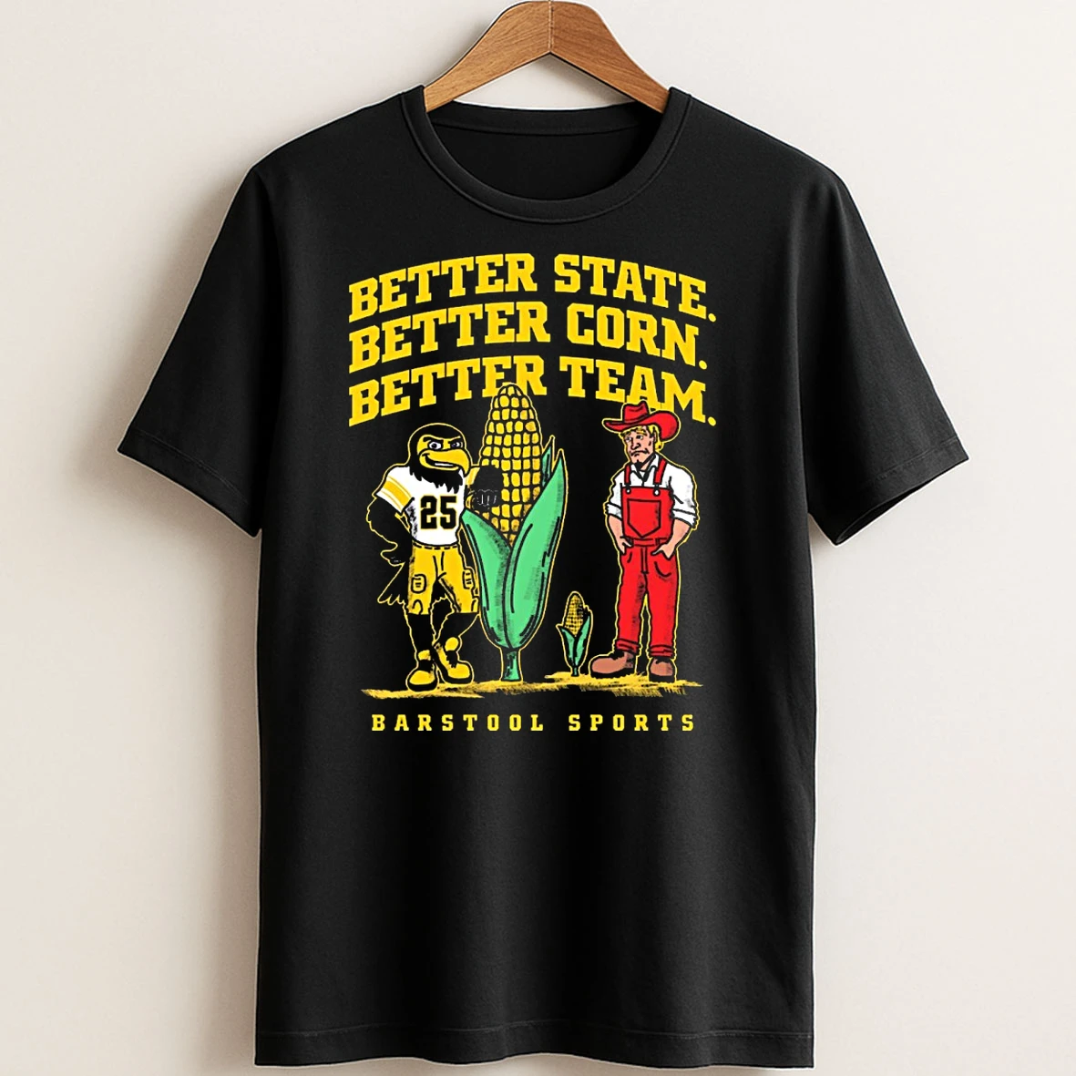 Original Better State Better Corn Better Team Iowa State Cyclones Vs Oklahoma State Cowboy T Shirt Sweater