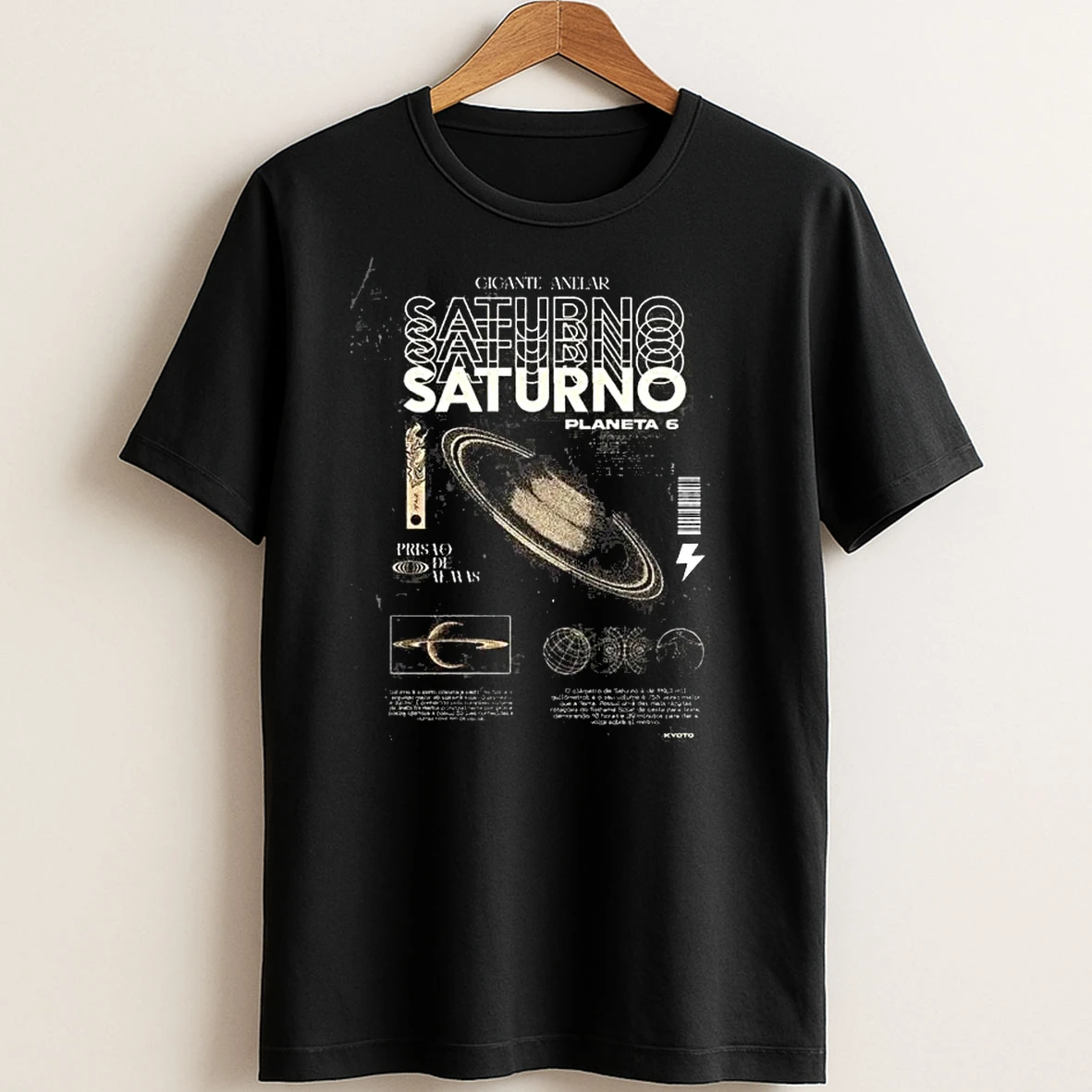 Original Cosmic Saturno Chronicle Washed T Shirt Sweater