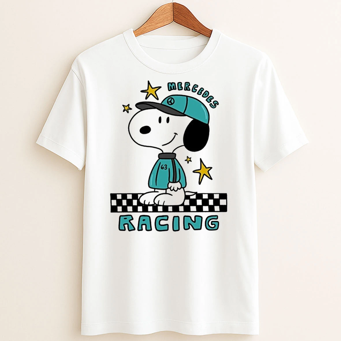 Original F1 Snoopy Mercedes Racing T Shirt Sweater