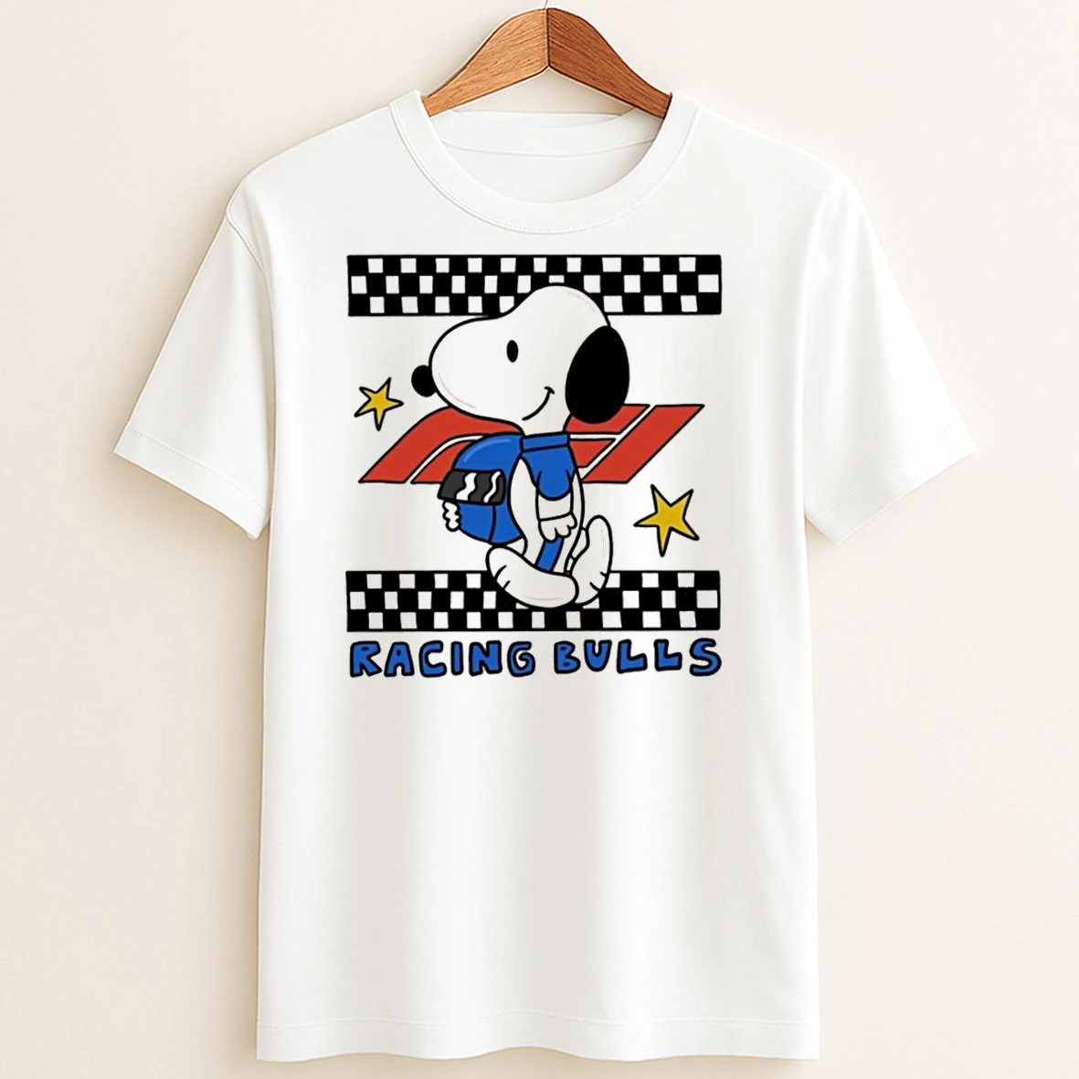 Original F1 Snoopy Racing Bulls T Shirt Sweater