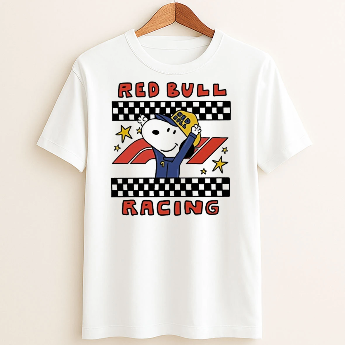 Original F1 Snoopy Red Bull Racing T Shirt Sweater