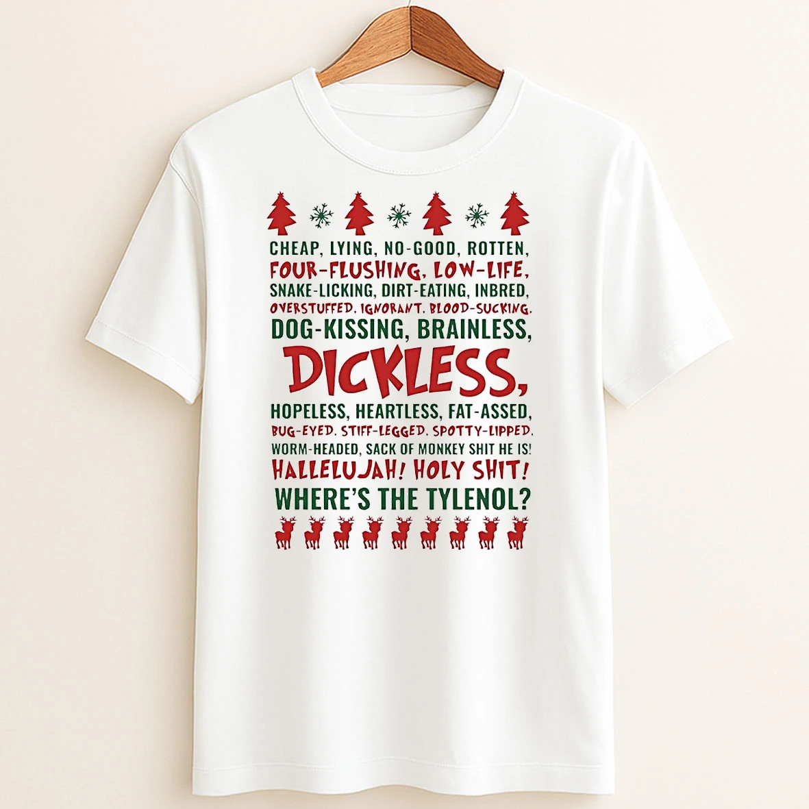 Original Griswold Family Christmas Dickless Cheap Lying Good Rotten T Shirt Sweater