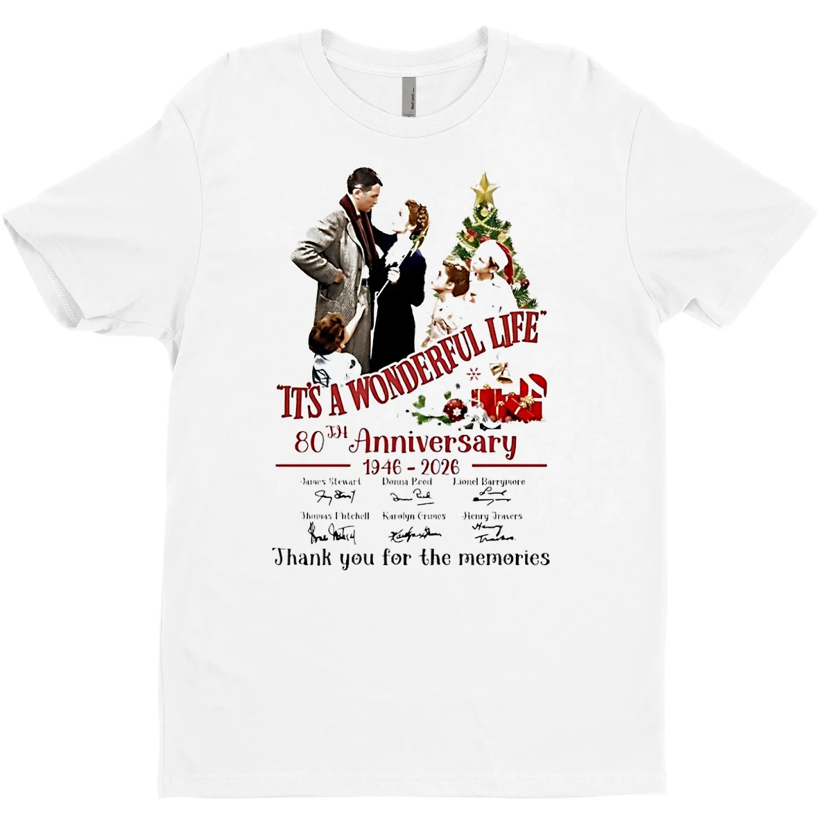 Original Its A Wonderful Life 80th Anniversary 1946 2026 Characters T Shirt Sweater