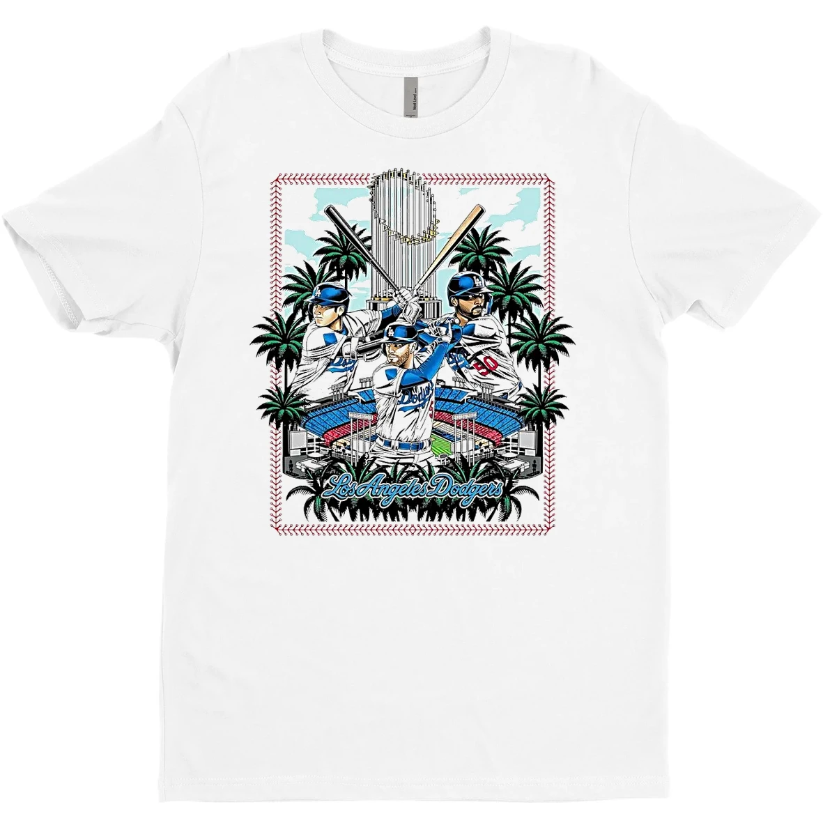 Original Los Angeles Dodgers Palm Trophy 2025 Champions Stadium T Shirt Sweater