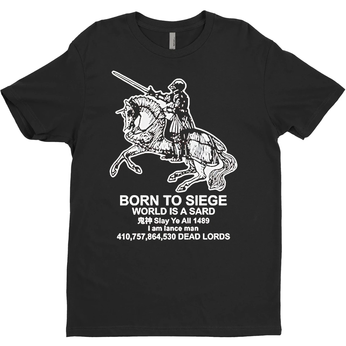 Original Medieval Knight Born To Siege World Is A Sard T Shirt Sweater