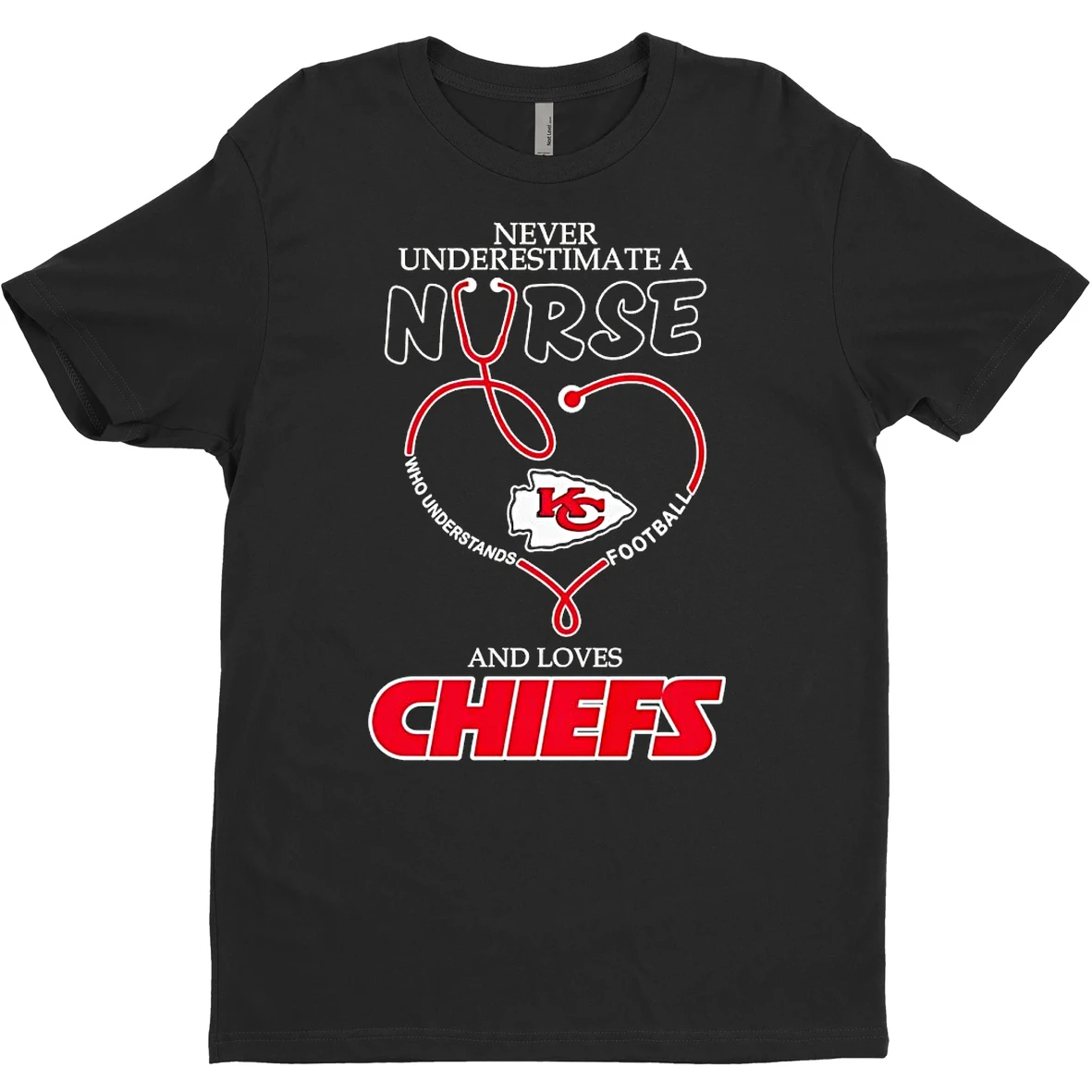 Original Never Underestimate A Nurse Who Understands Football And Loves Chiefs T Shirt Sweater