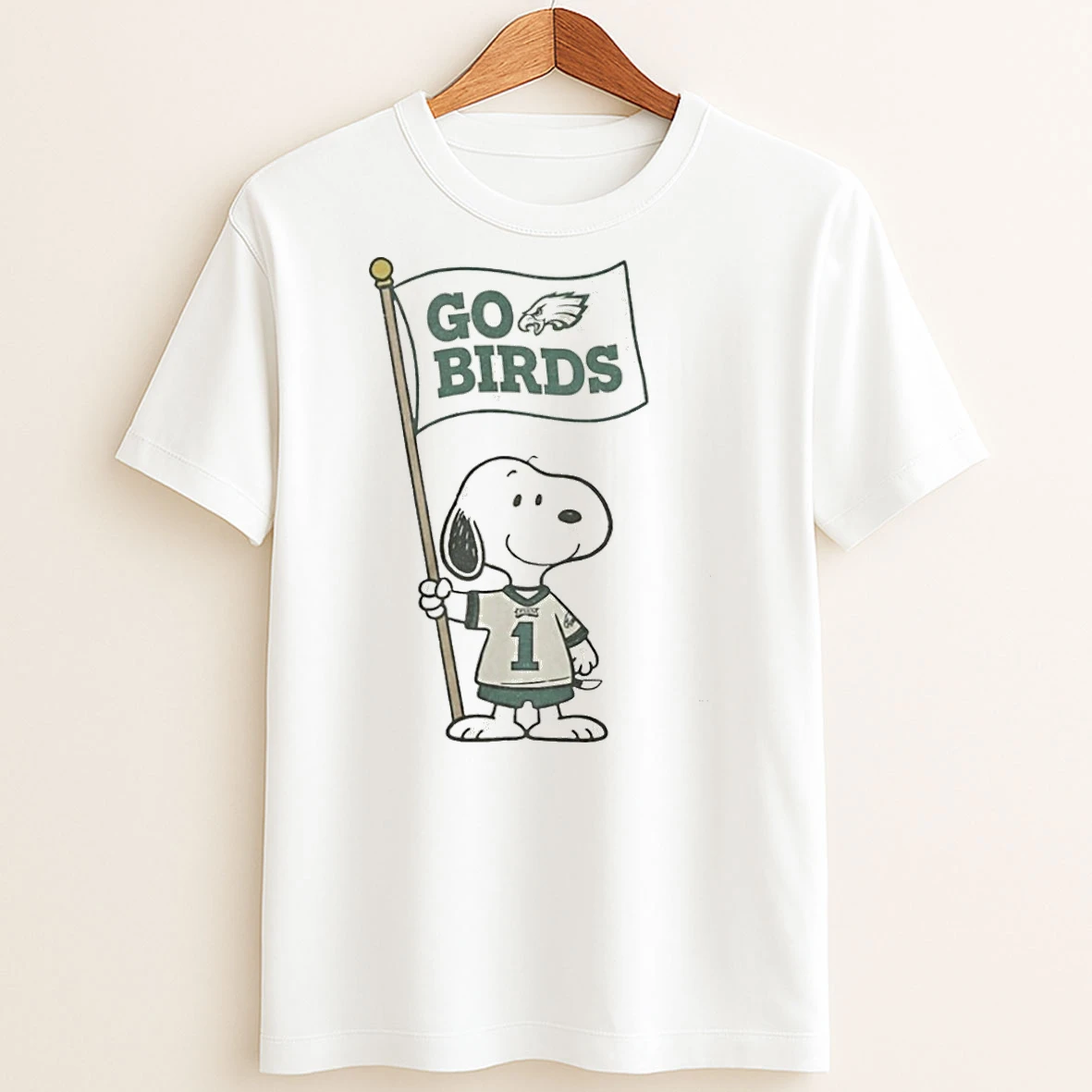 Original Philadelphia Eagles Snoopy Go Birds Nfl Game Day T Shirt Sweater