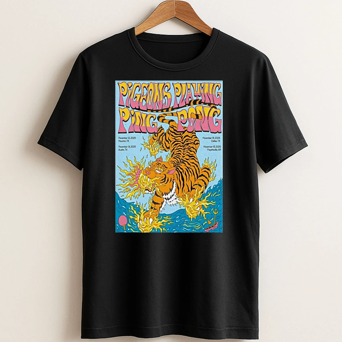 Original Pigeons Playing Ping Pong November 12 16 2025 In Texas And Arkansas T Shirt Sweater