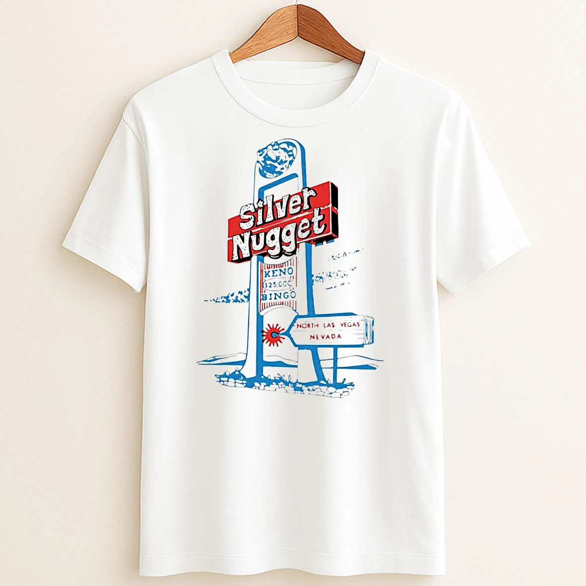 Original Silver Nugget Casino Keno Bingo North Las Vegas Nevada T Shirt Sweater