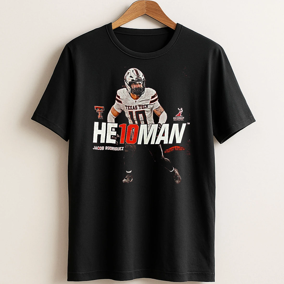 Original Texas Tech Red Raiders Jacob Rodriguez He10man Heisman Hopeful 2025 T Shirt Sweater