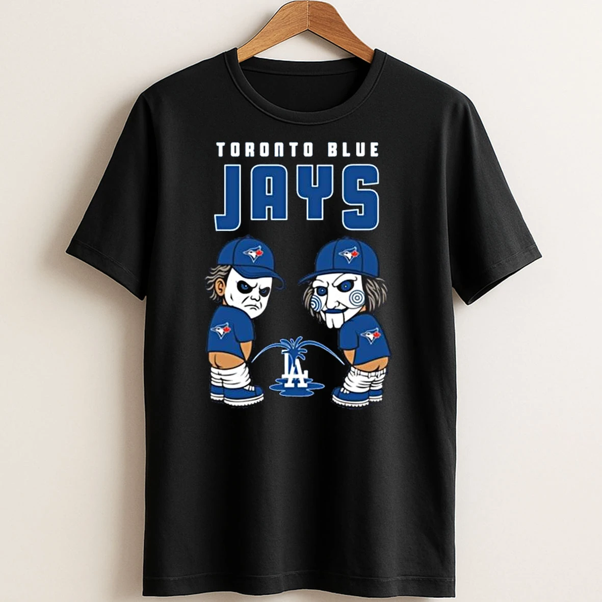 Original Toronto Blue Jays Peeing La Dodgers 2025 T Shirt Sweater
