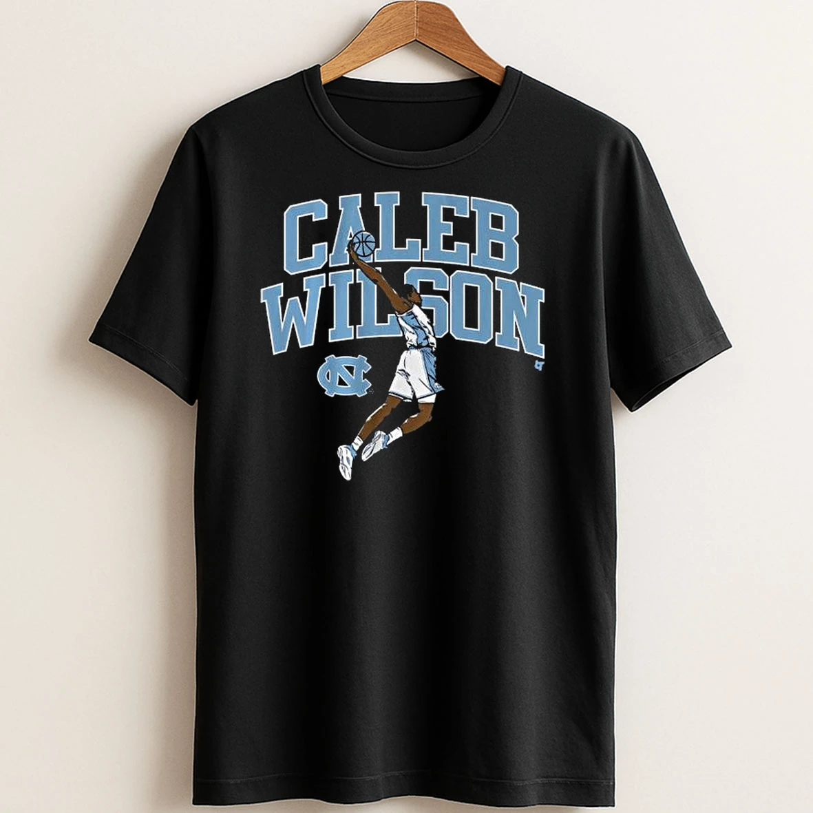 Original Unc Basketball Caleb Wilson Name Pose T Shirt Sweater