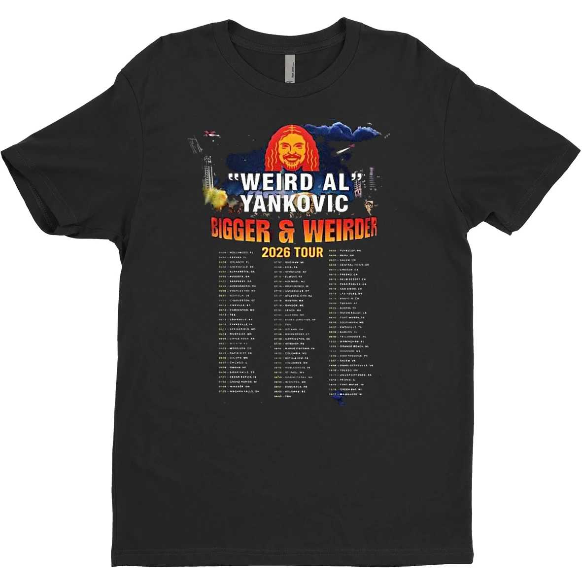 Original Weird Al Yankovic Bigger Weirder 2026 Tour T Shirt Sweater