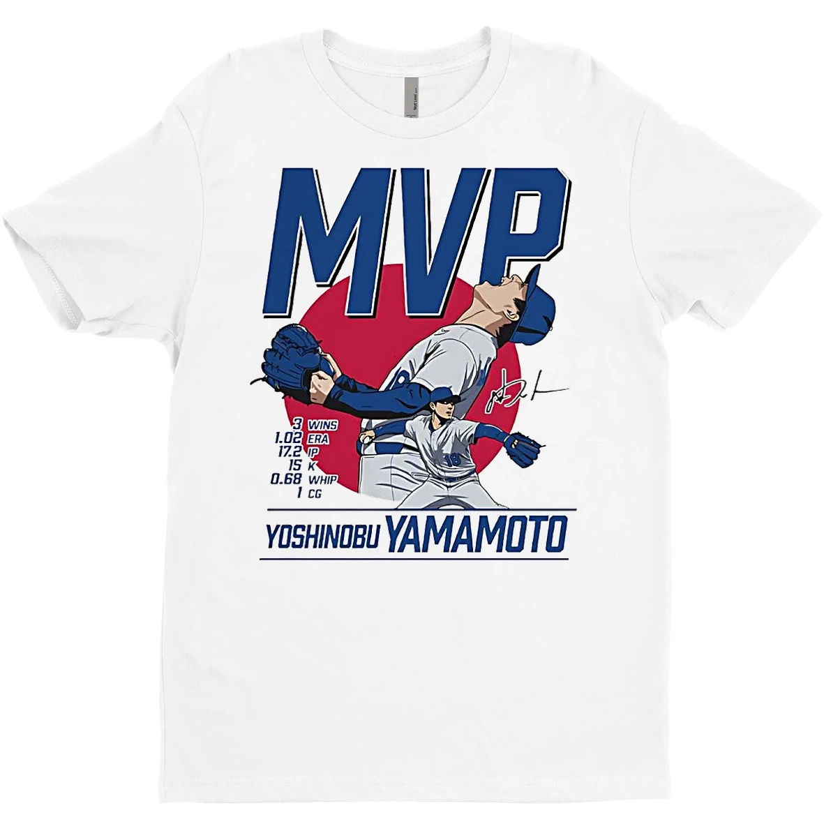Original Yoshinobu Yamamato Series Mvp T Shirt Sweater