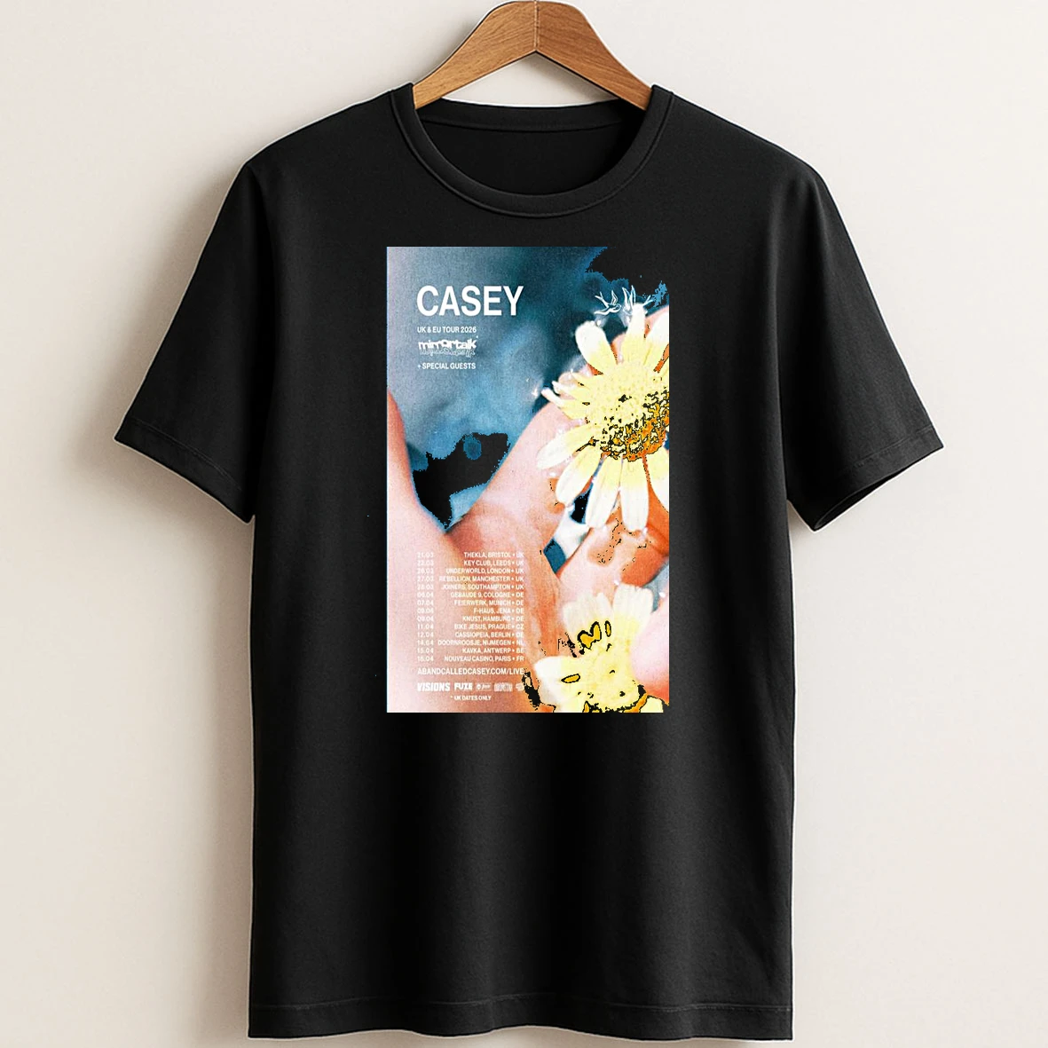 Original Casey Uk Eu Tour 2026 T Shirt Sweater