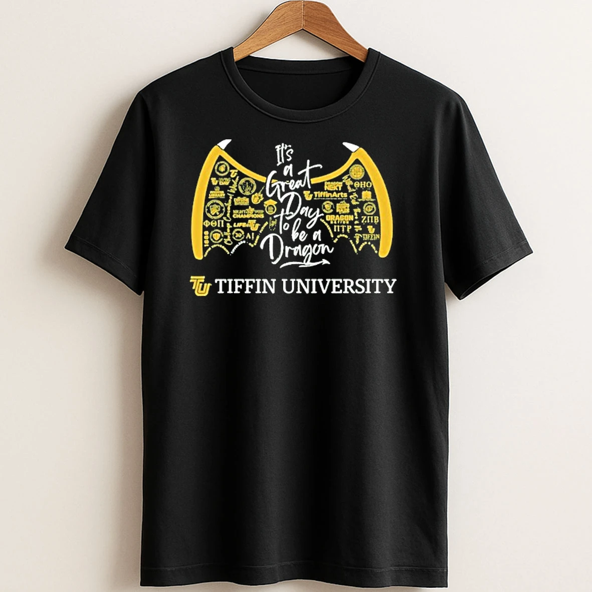 Original Its A Great Day To Be A Dragon Tiffin University T Shirt Sweater
