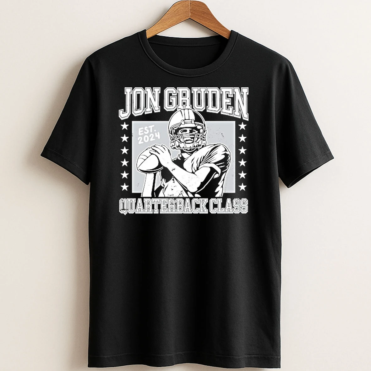 Original Jon Gruden Quarterback Class Est 2024 T Shirt Sweater