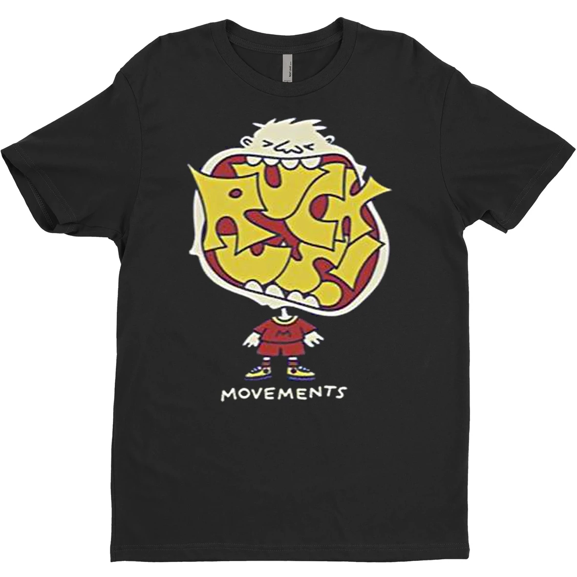 Original Movement Ruckus Cartoon Tee T Shirt Sweater