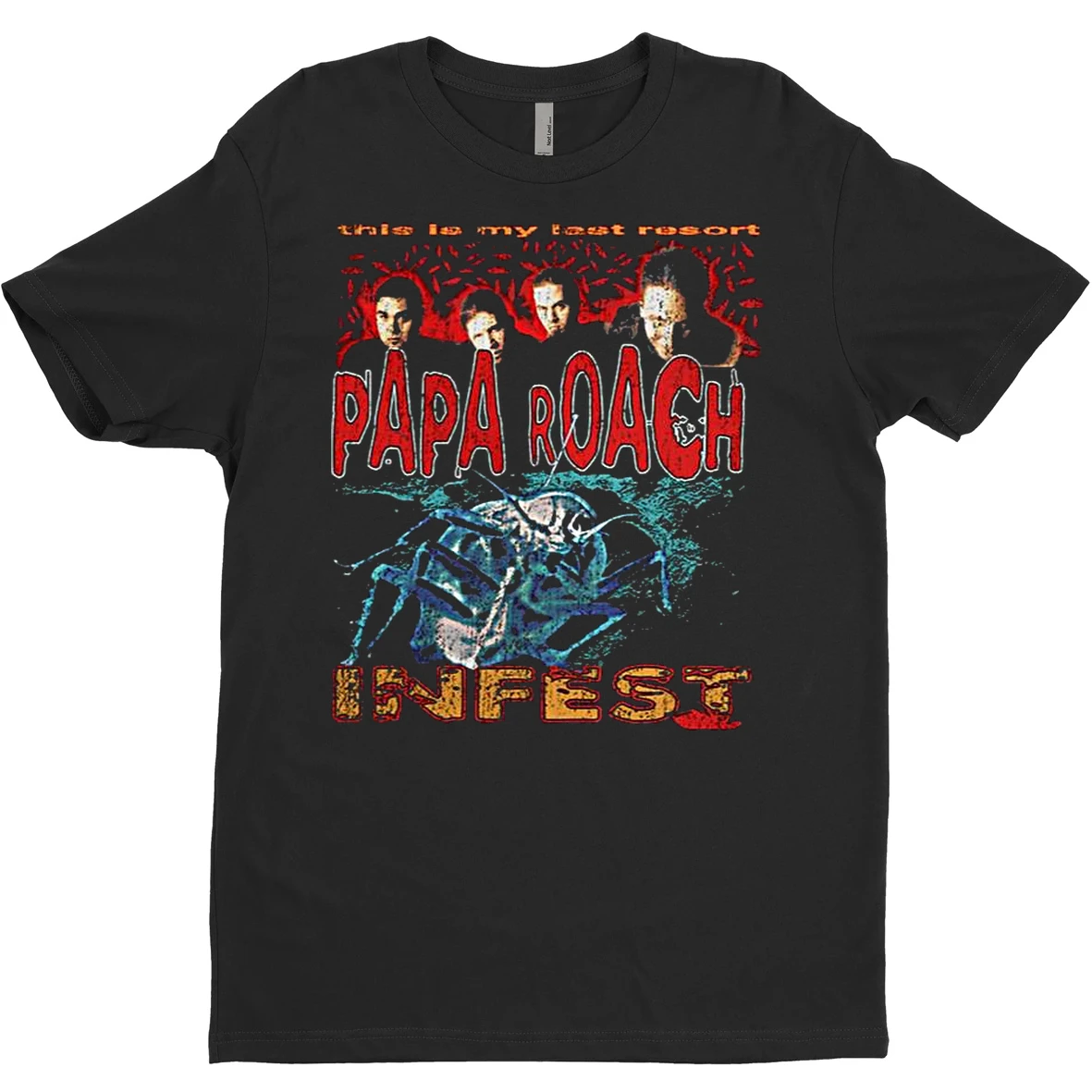 Original Papa Roach Last Resort Bootleg T Shirt Sweater