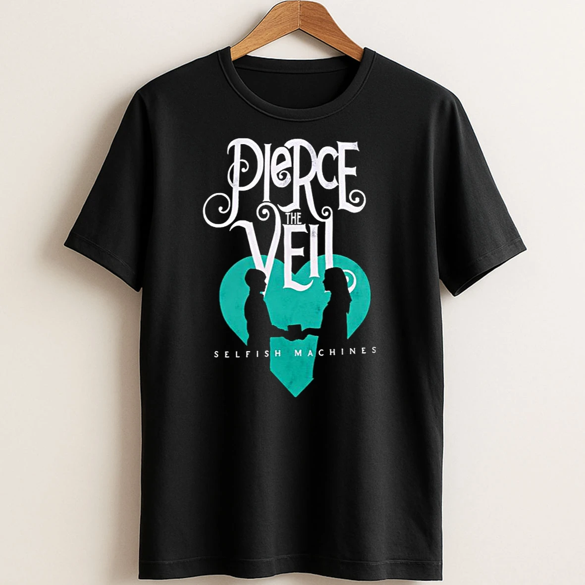 Original Pierce The Veil Selfish Machines Logo Heart Stack T Shirt Sweater