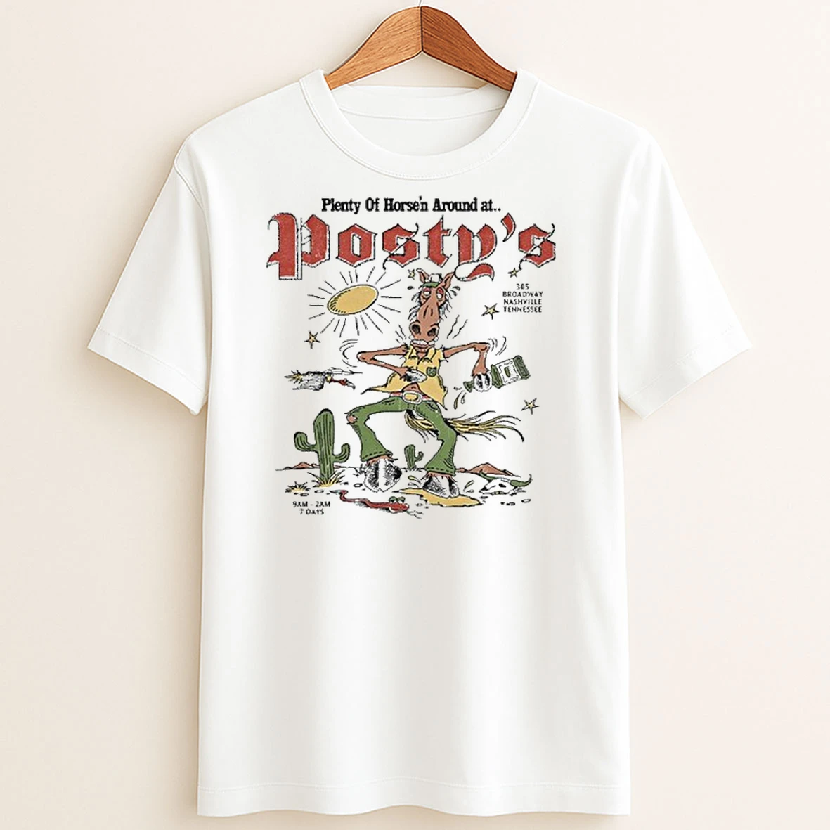 Original Post Malone Plenty Of Horsen Around At Postys T Shirt Sweater