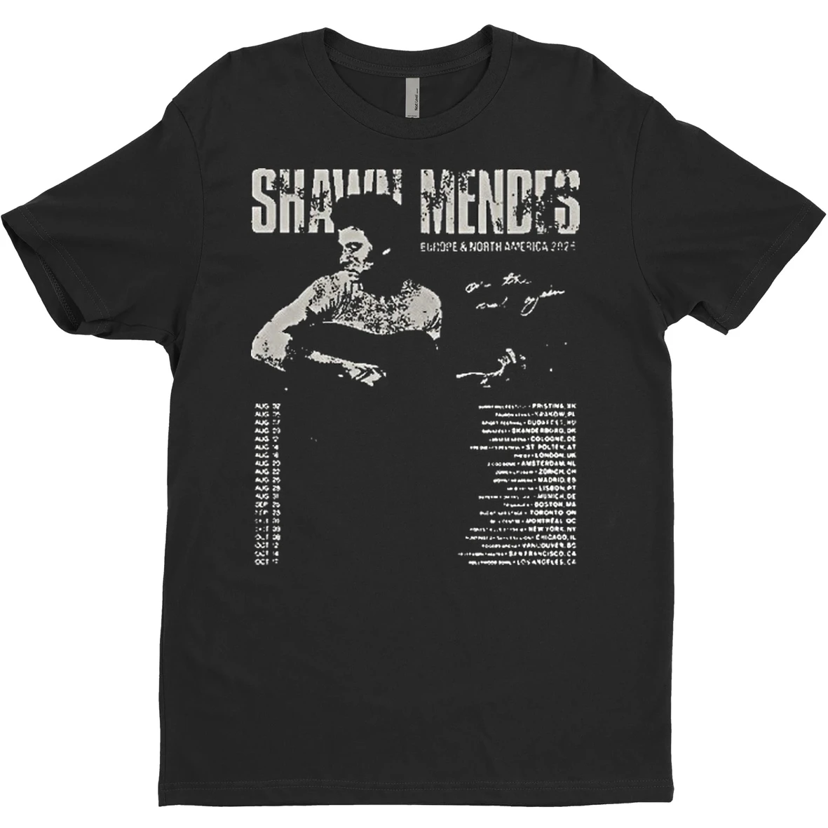 Original Shawn Mendes Vintage Photo With Dates T Shirt Sweater