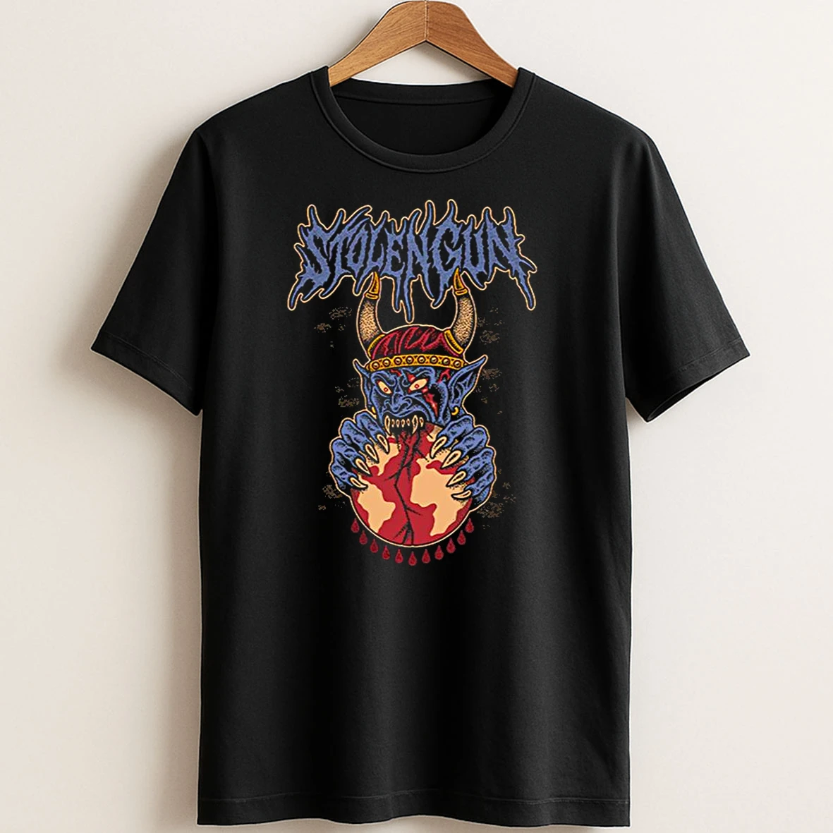 Original Stolen Gun World Eater T Shirt Sweater