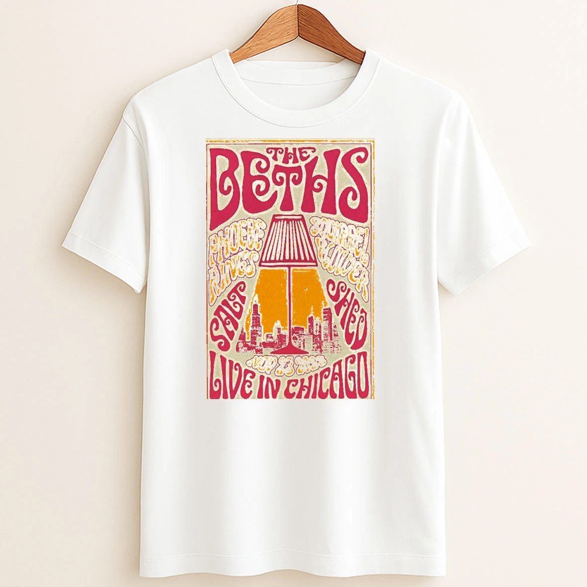 Original The Beths The Salt Shed Chicago Il November 23 2025 Concert T Shirt Sweater