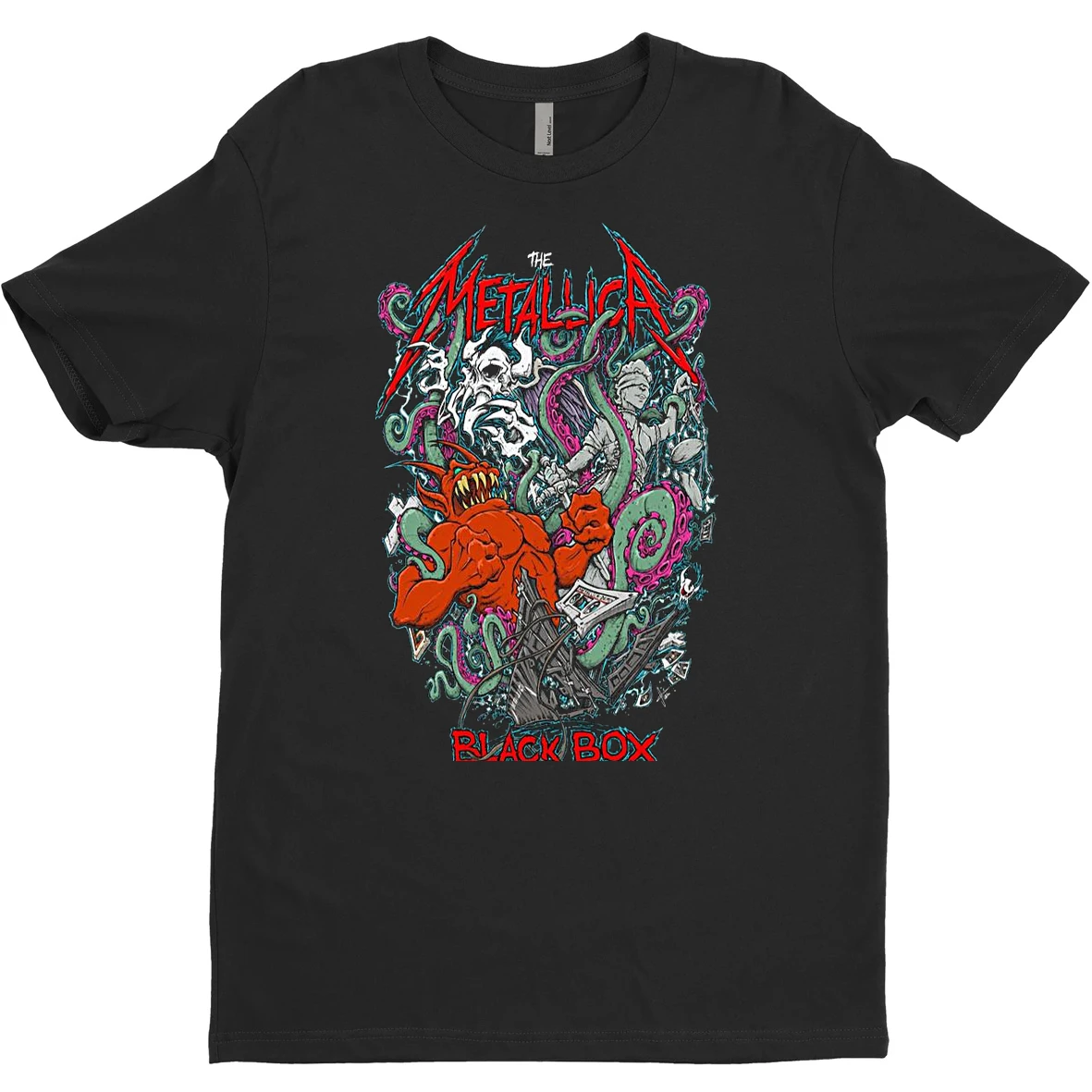 Original The Metallica Black Box Eruption T Shirt Sweater