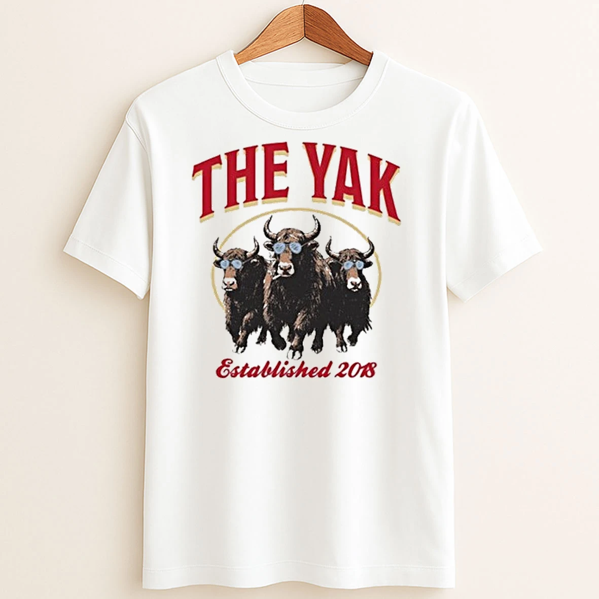 Original The Yak Established 2018 T Shirt Sweater
