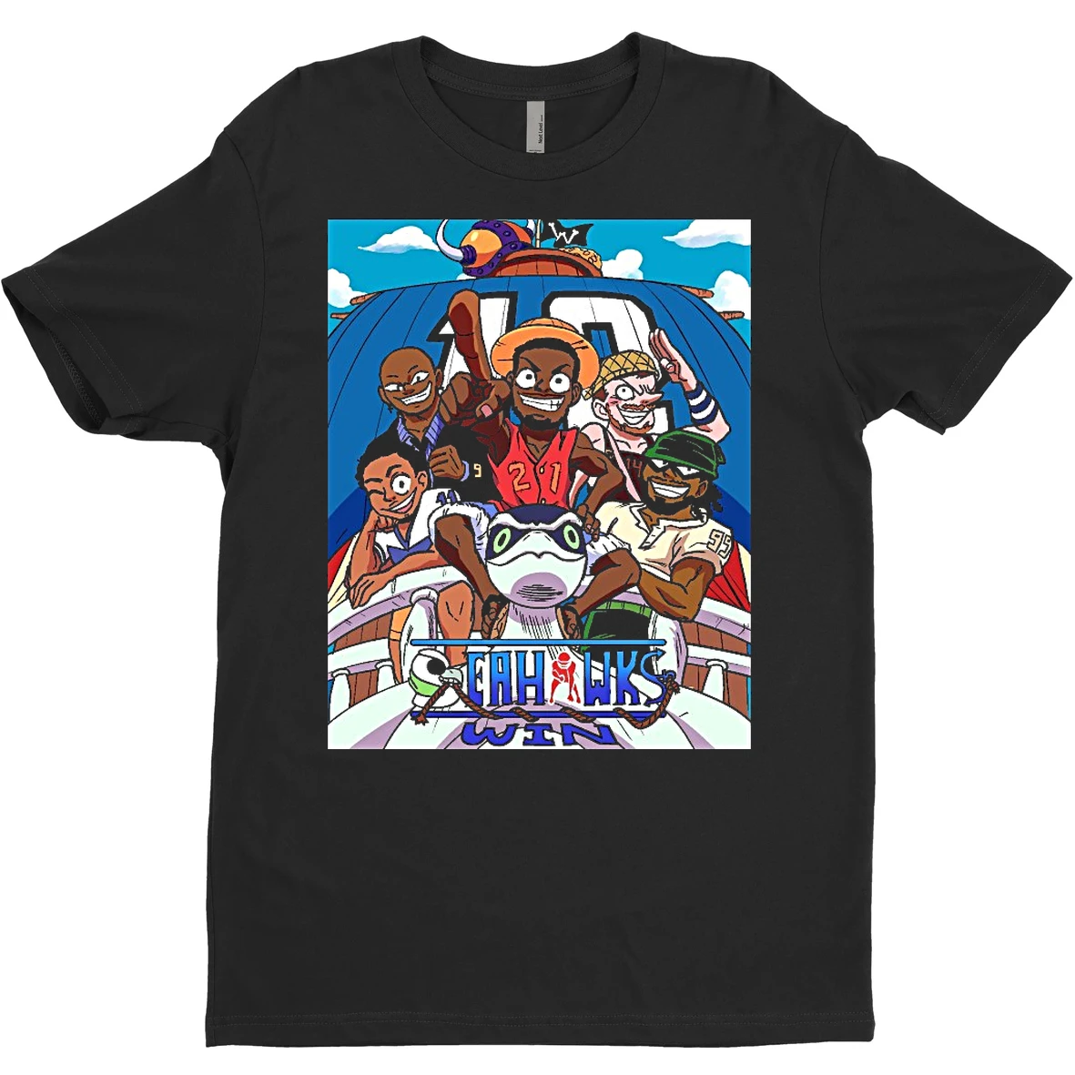 Original 2025 Seattle Seahawks One Piece Seahawks Win T Shirt Sweater