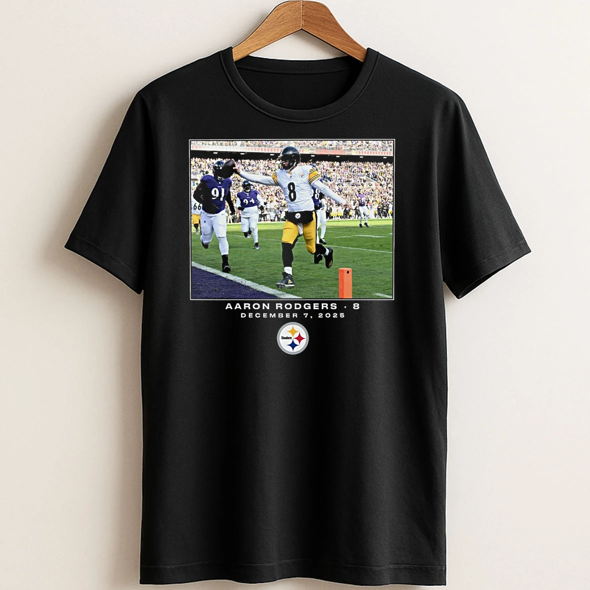 Original Aaron Rodgers Pittsburgh Steelers Nfl Flash Features Week 14 December 7 2025 T Shirt Sweater