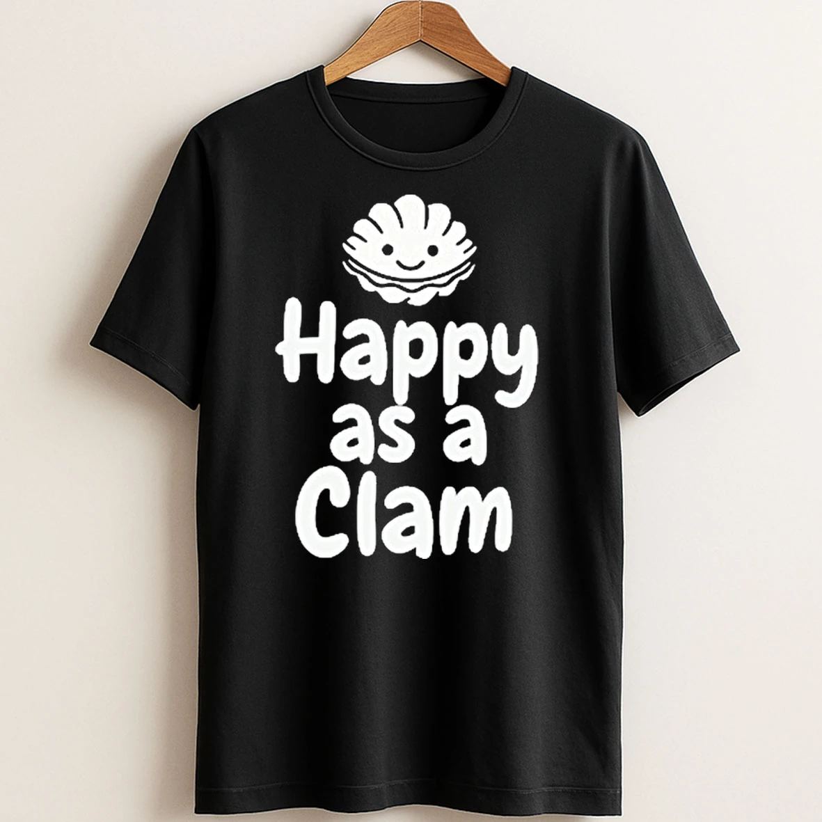 Original Happy As A Clam T Shirt Sweater