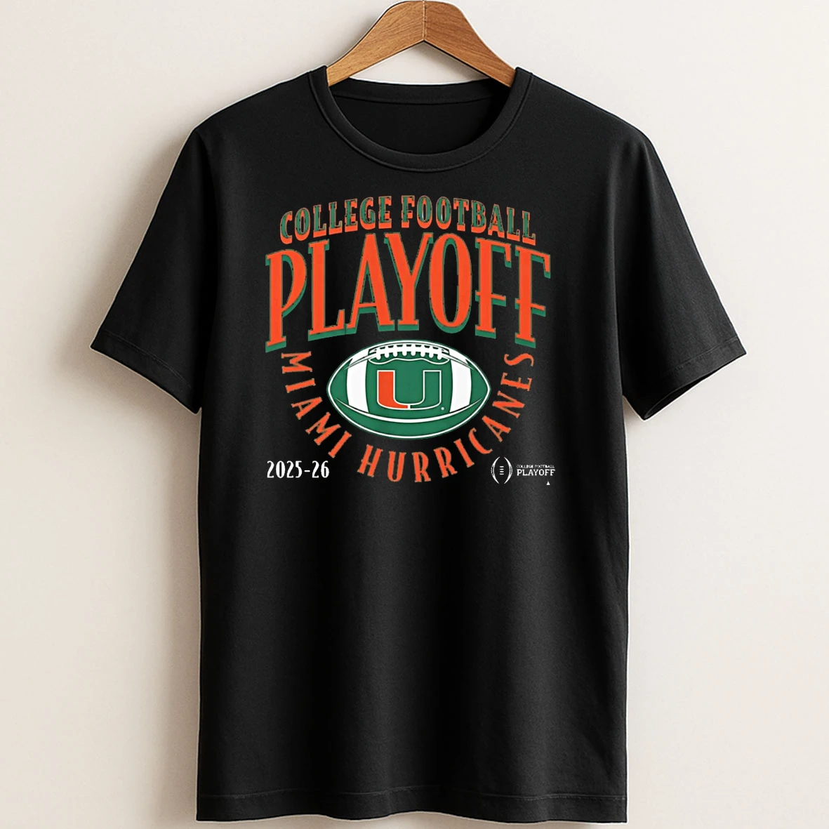 Original Miami Hurricanes Football 2025 26 Cfp Curve T Shirt Sweater