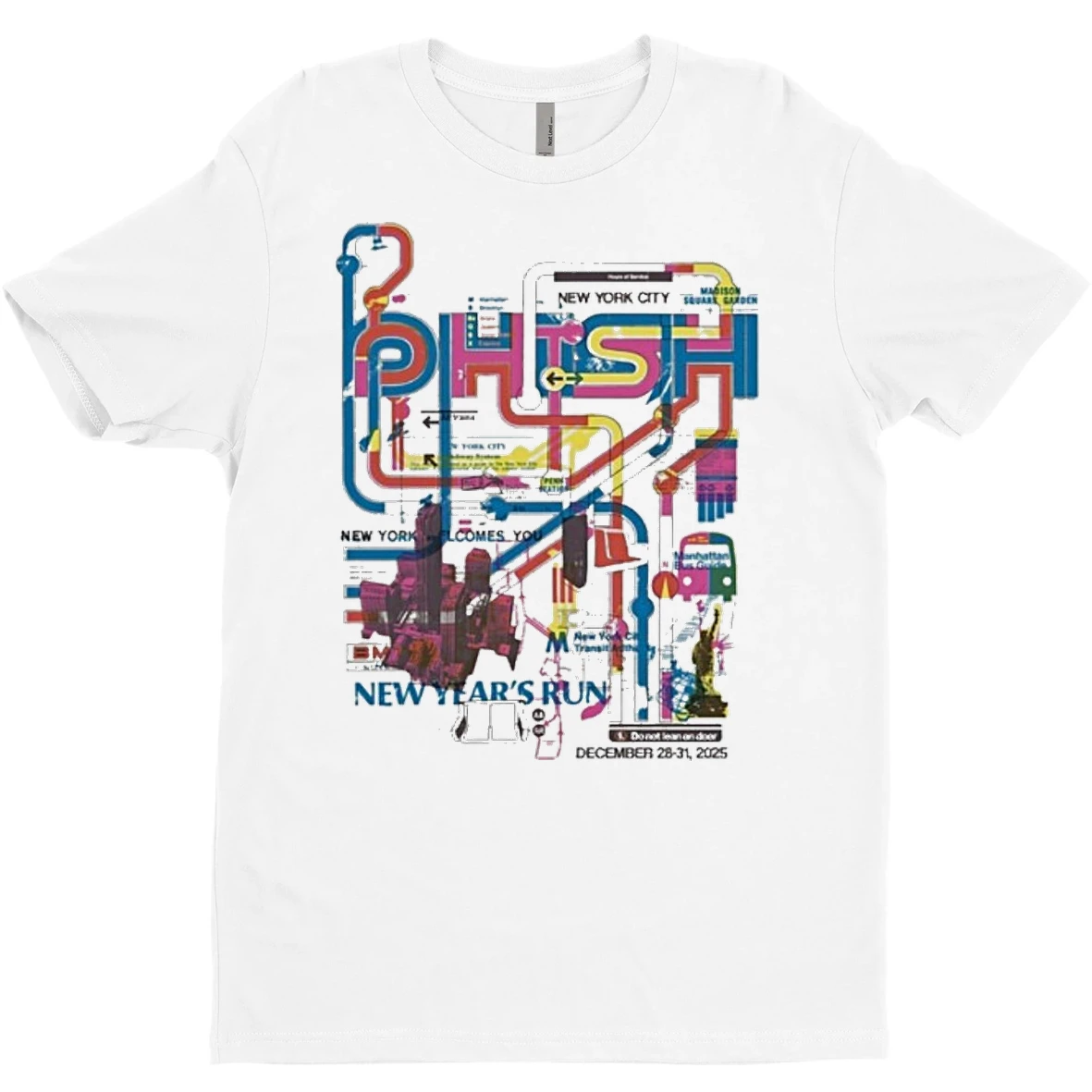 Original Phish New York Nyc Dec 28 29 2025 T Shirt Sweater