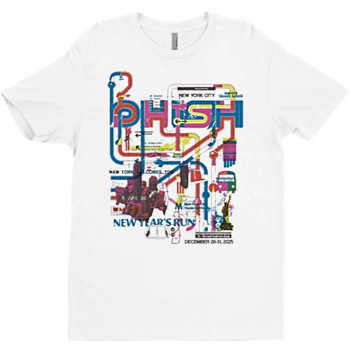 Original Phish New York Nye On Dec 28 31 2025 T Shirt Sweater