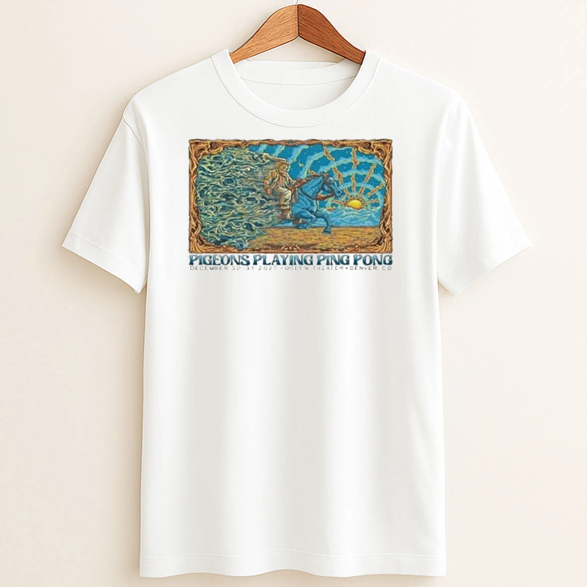 Original Pigeons Playing Ping Pong Denver Nye Dec 30 31 2025 T Shirt Sweater