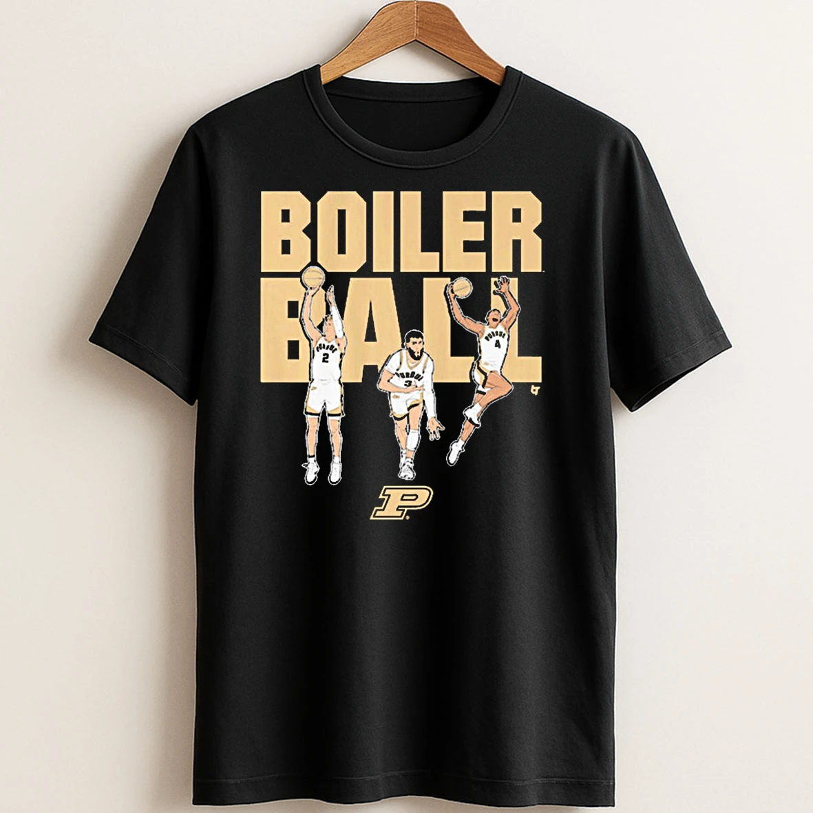 Original Purdue Boilermakers Basketball Braden Smith Fletcher Loyer And Trey Kaufman Renn Boiler Ball T Shirt Sweater