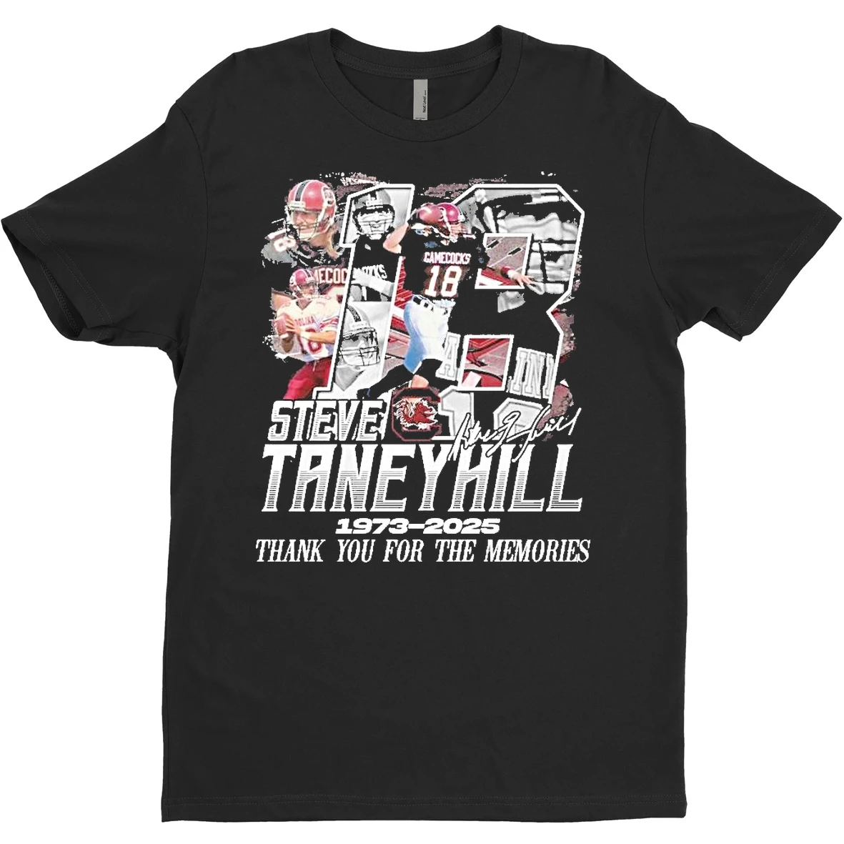 Original South Carolina Gamecocks Steve Taneyhill 1973 2025 Thank You For The Memories T Shirt Sweater