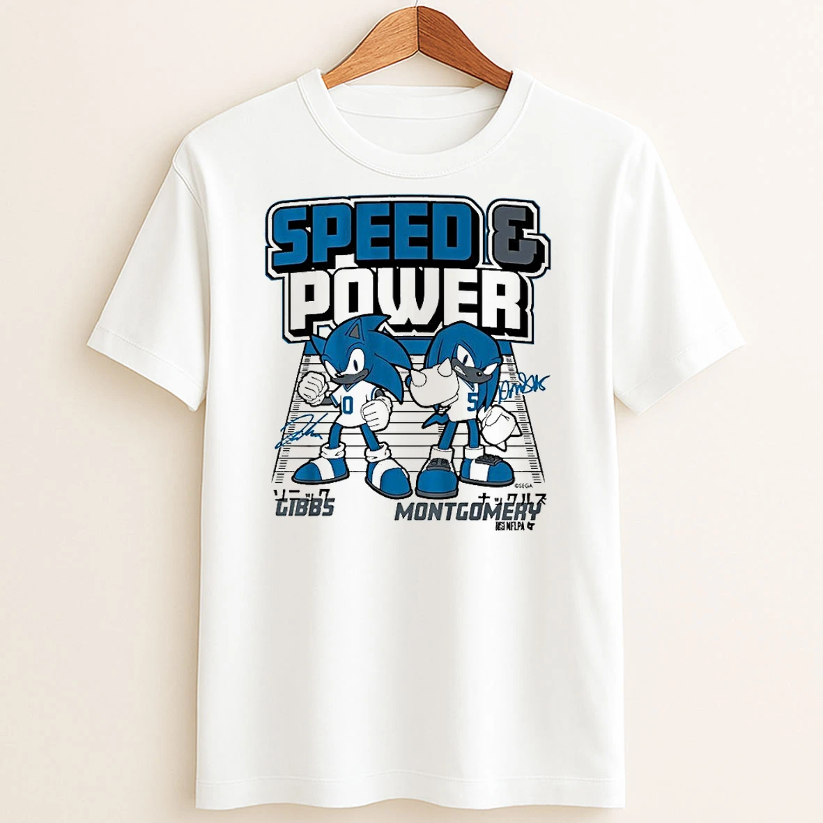 Original Speed Power Jahmyr Gibbs David Montgomery T Shirt Sweater