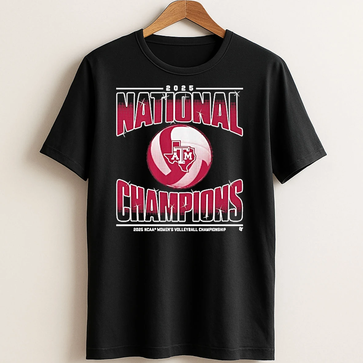 Original Texas Am Volleyball 2025 Ncaa Champions T Shirt Sweater