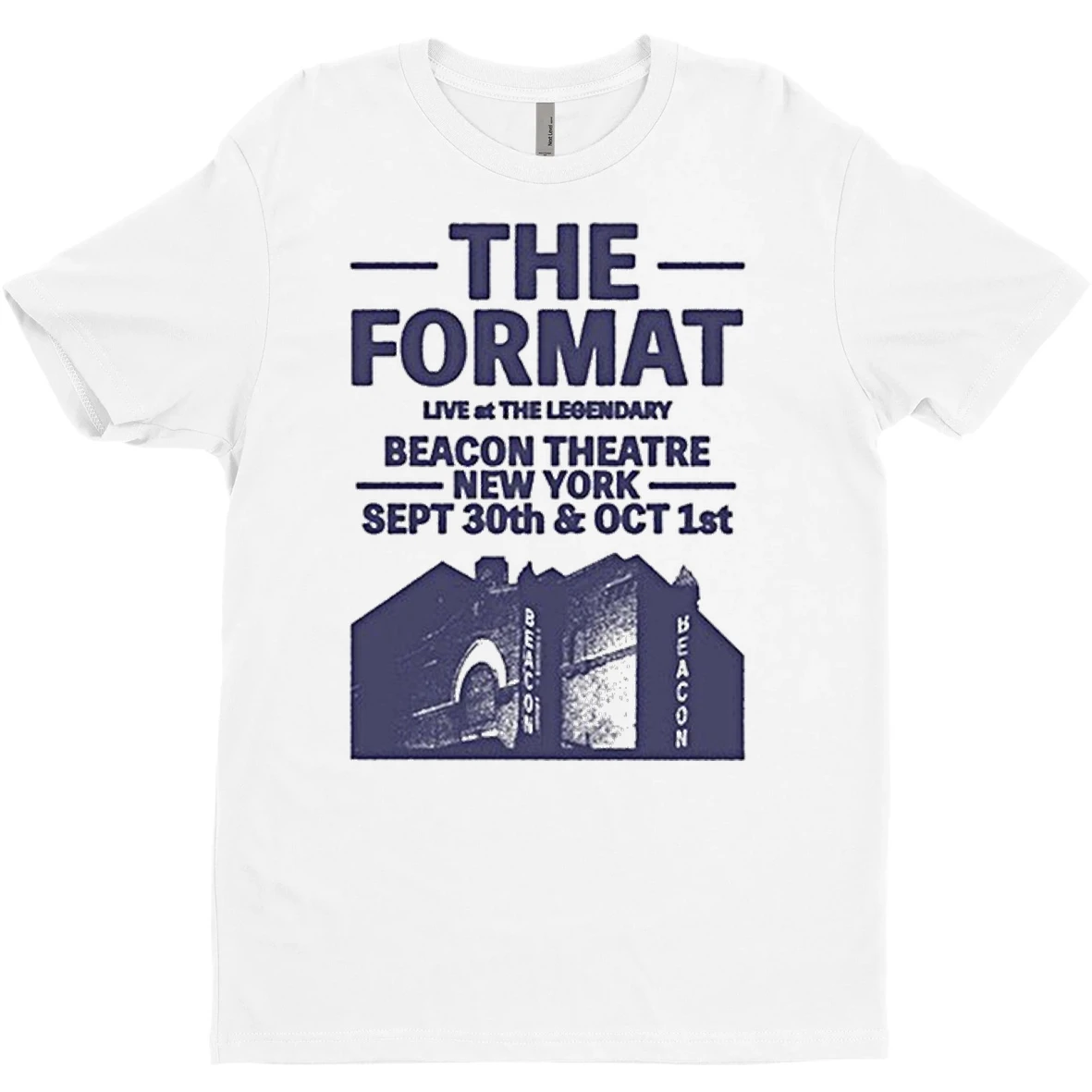 Original The Format Los Angeles Ringer Live At The Legendary Beacon Theatre New York Sept 30th T Shirt Sweater