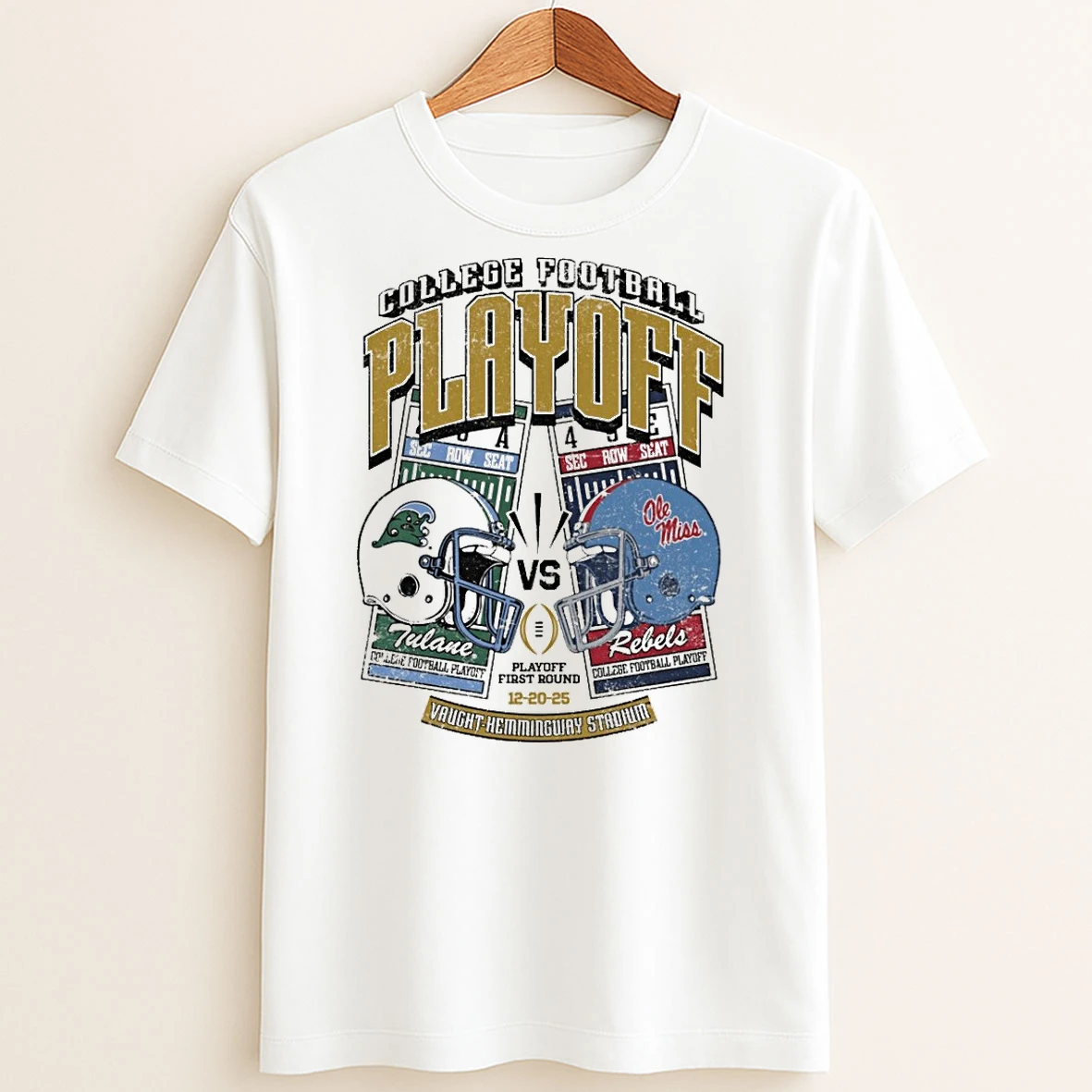Original Tulane Vs Ole Miss College Football Playoff T Shirt Sweater