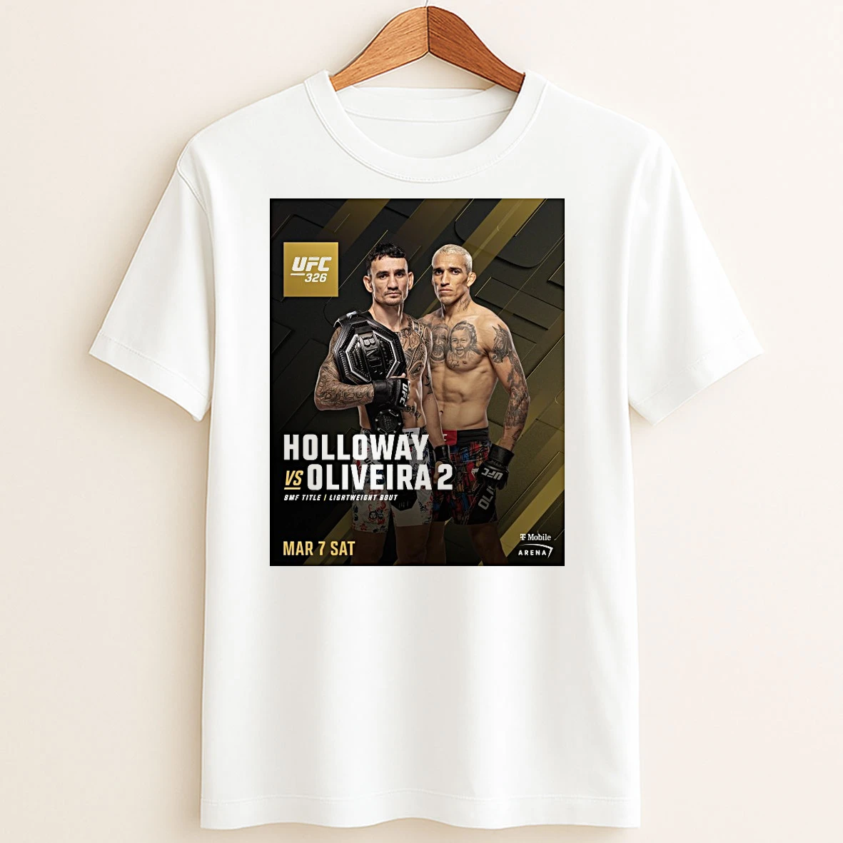 Original Ufc 326 Max Holloway Vs Charles Oliveira Bmf Title Lightweight Bout March 7 2026 T Shirt Sweater
